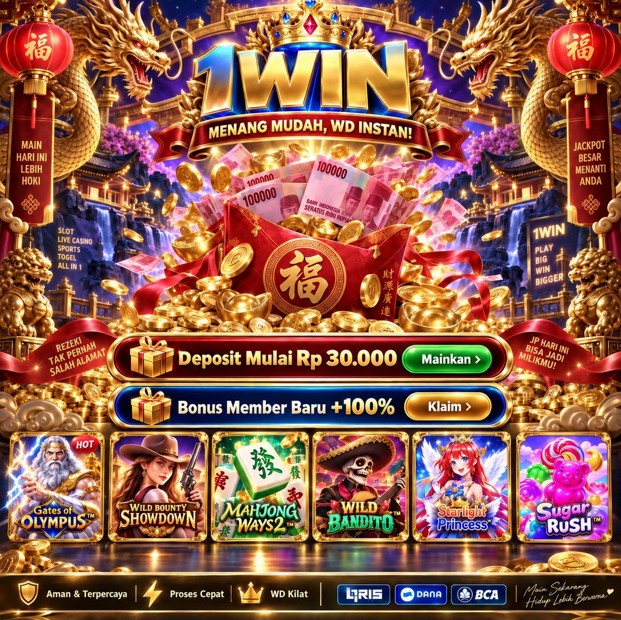 1WIN - 1win Daftar Game Online dengan Pilihan Slot yang Beragam