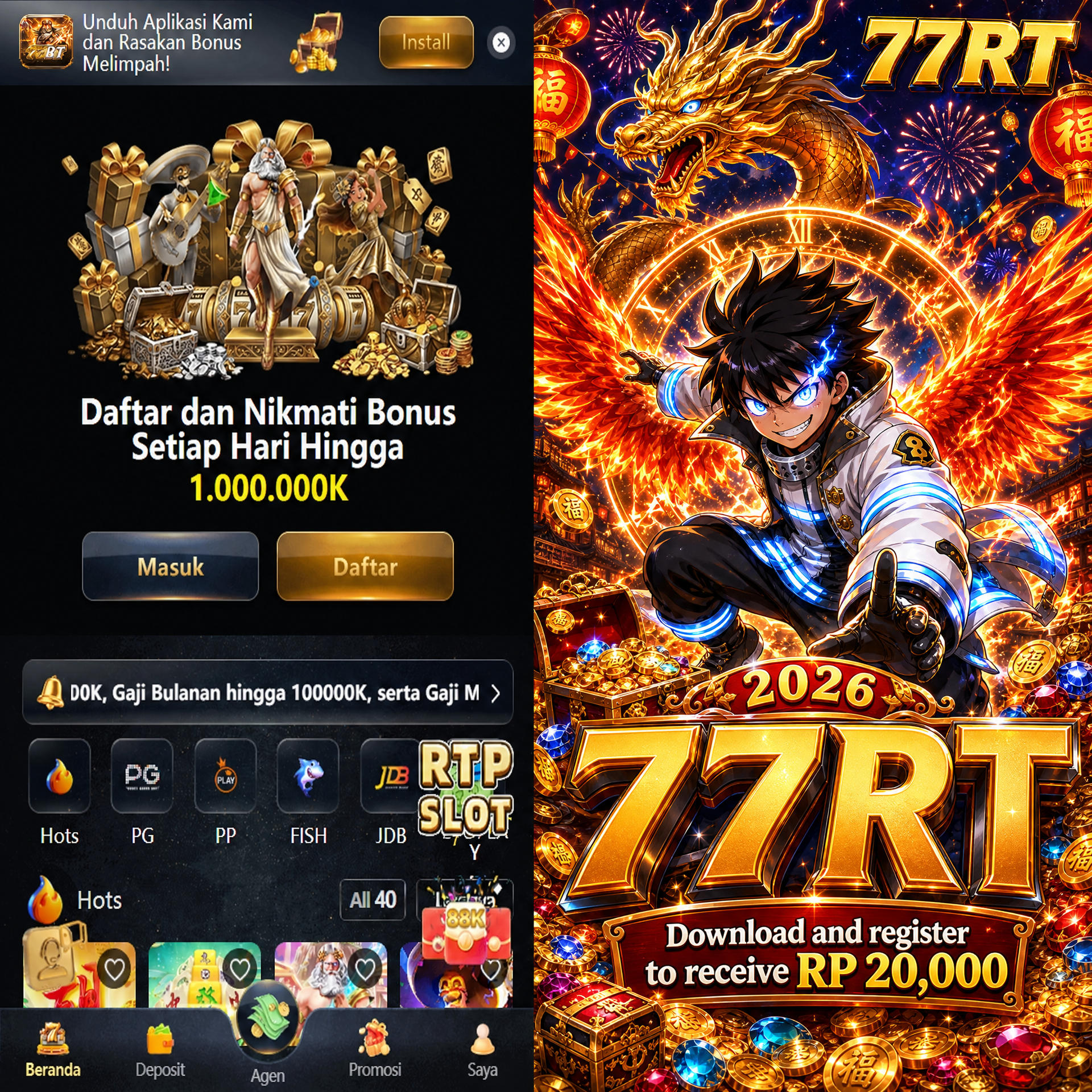 77RT - Link Alternatif Game Kasino dan Slot Online