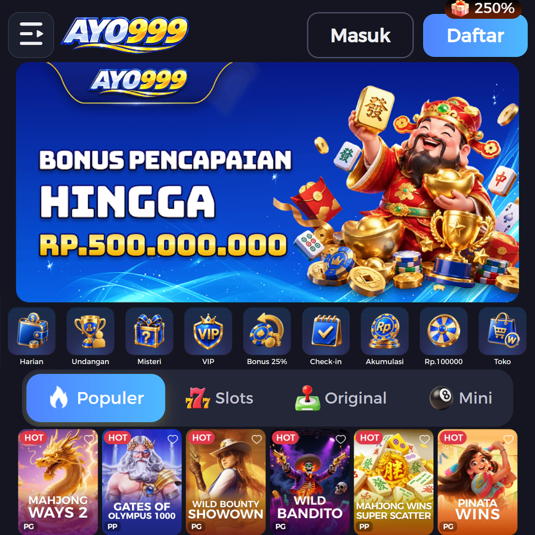 AYO999 - ayo999 Situs Resmi Slot Online dan Pilihan Game PG Soft